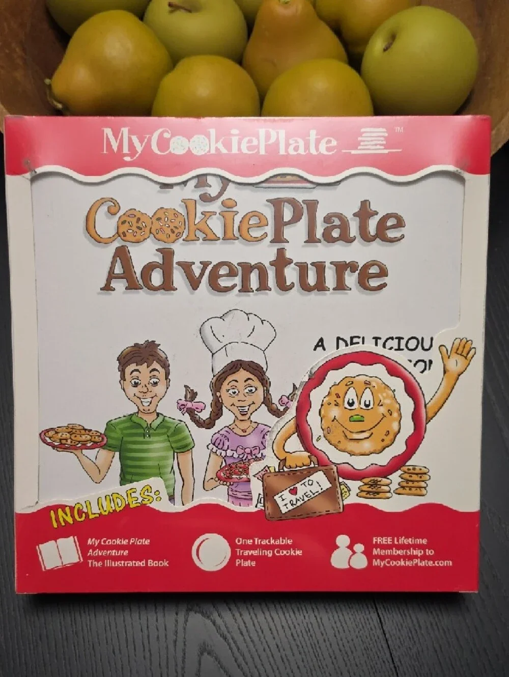 My Cookie Plate traveling tradition set, NEW